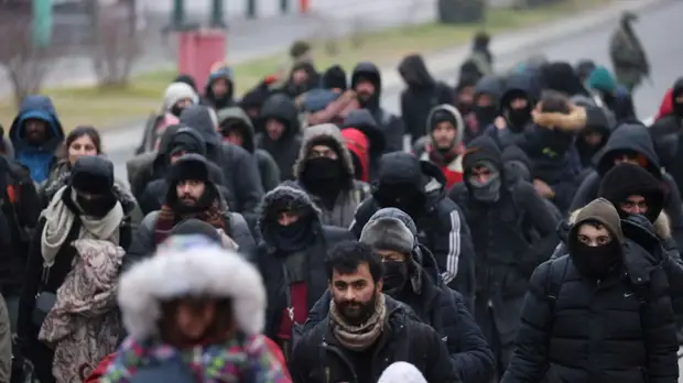 Госпогранкомитет: около 2 тысяч беженцев находятся вблизи белорусско-польской границы