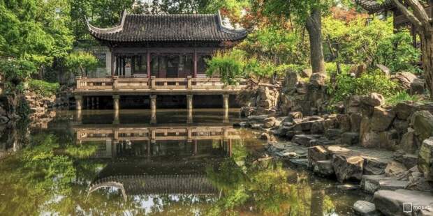 Андрей Бочкарев: Благоустройство парка рядом с деловым центром «Парк Хуамин» выполнено на 90% / Фото: Пресс-служба Комплекса градостроительной политики и строительства города Москвы