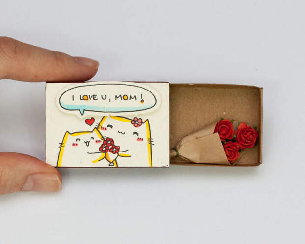 Surprise Messages Hidden In Little Matchboxes