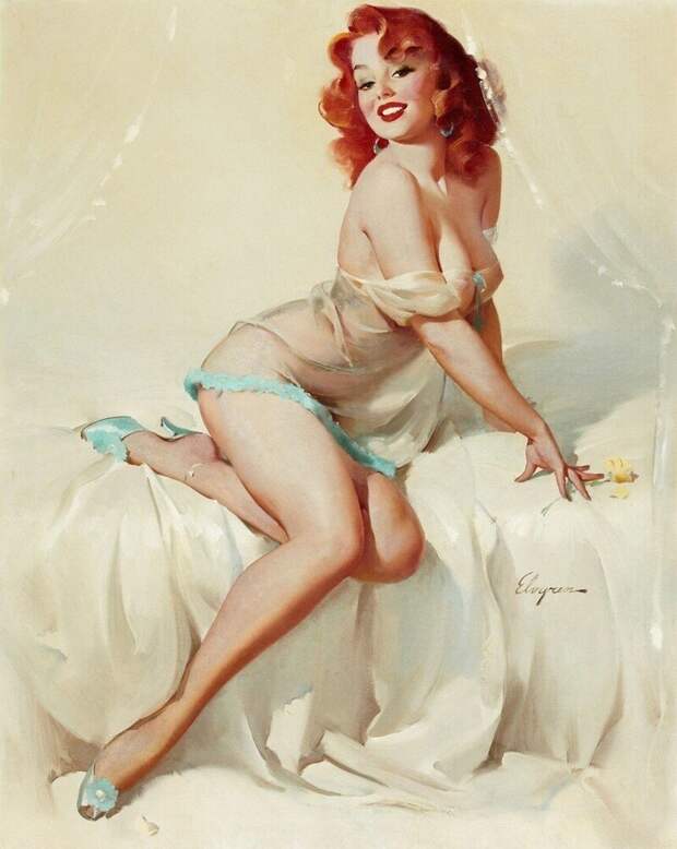 Яркие pin-up работы от художника Джила Элвгрена