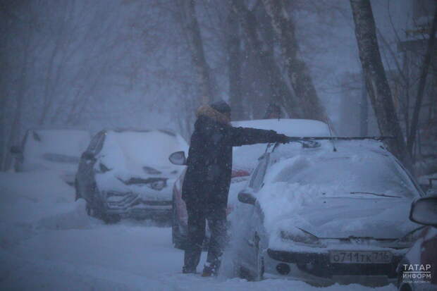 Гололедица, сильный снег и до -5 градусов ожидаются в Татарстане 15 февраля