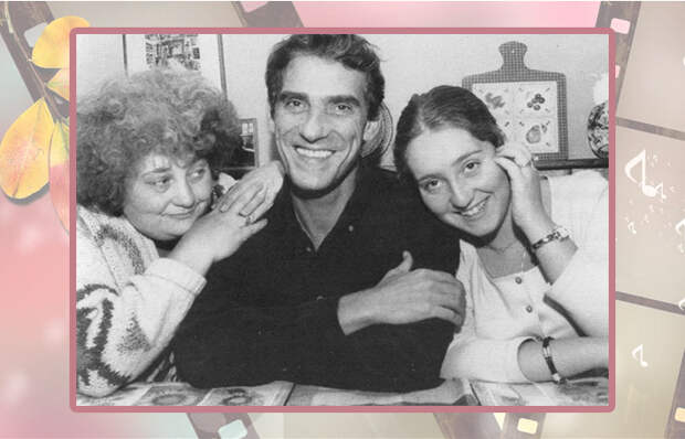 Валерий Гаркалин с женой и дочерью.