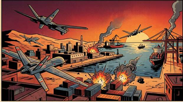 Беспилотники атаковали порт в Омане