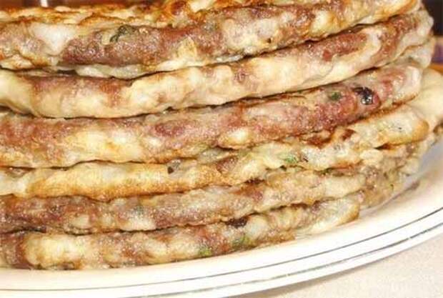 китайские лепешки с мясом