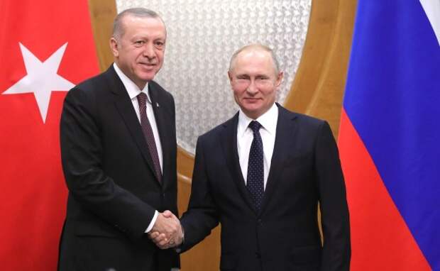 Р.Эрдоган и В.Путин. Фото: www.globallookpress.com