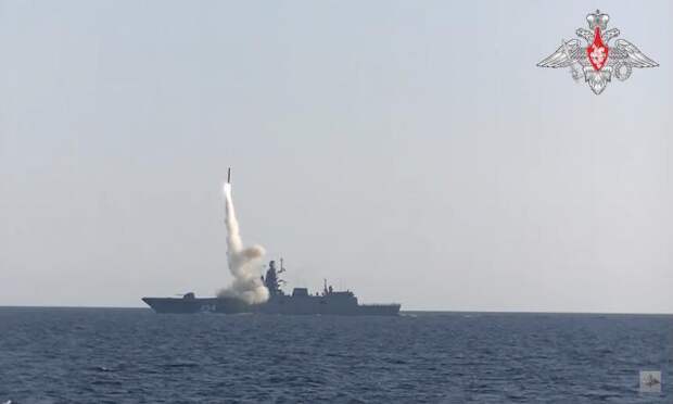 Фрегат «Адмирал Горшков» произвёл успешный пуск гиперзвуковой ракеты «Циркон» из акватории Белого моря