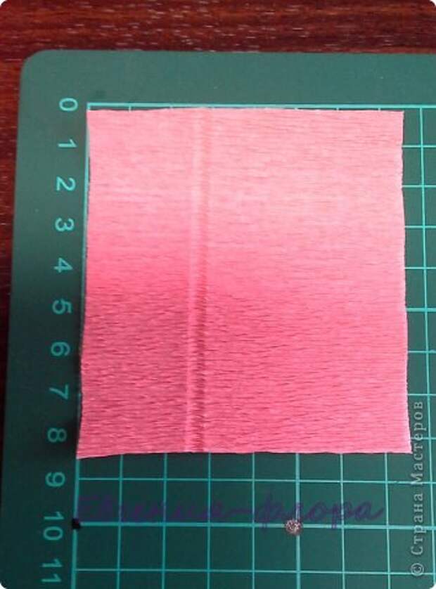 Мастер-класс Свит-дизайн Бумагопластика   дцать первый МК по розе Бумага гофрированная фото 10