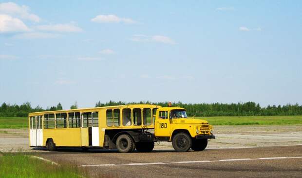 Перронный автобус АППА-4.  аэродром, аэропорт, спецтехника, техника