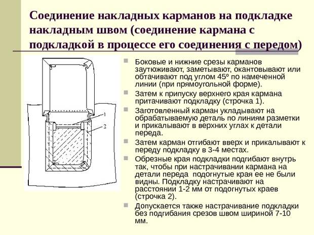 Моделирование накладного кармана 5