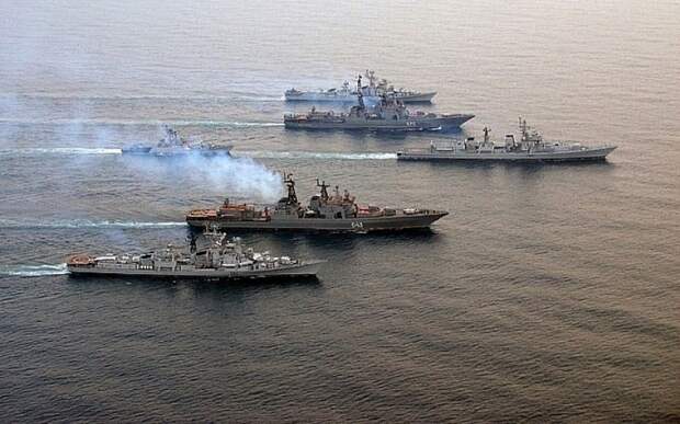 ВМФ России в Индийском океане. Источник изображения: https://vk.com/denis_siniy