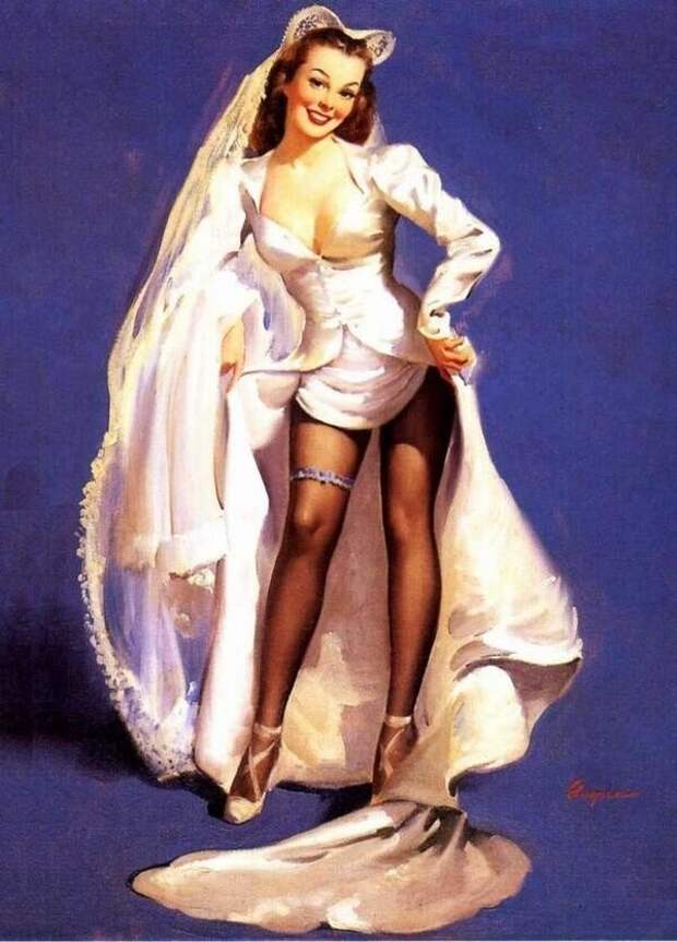 Яркие pin-up работы от художника Джила Элвгрена