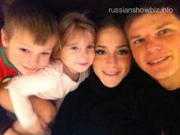 Андрей Аршавин с семьей