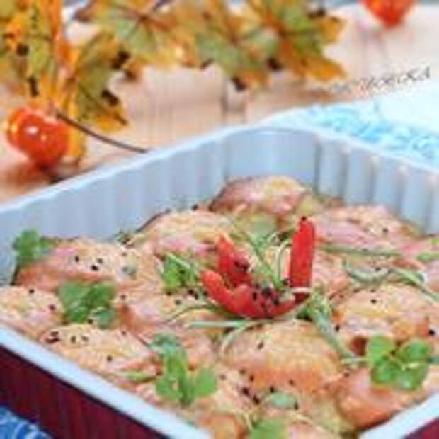 Биточки пшенные с сыром и зеленью 