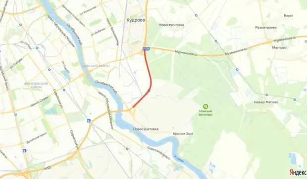 Зимний смет закроет развязку КАД с Мурманским шоссе и Октябрьской набережной с 24 марта