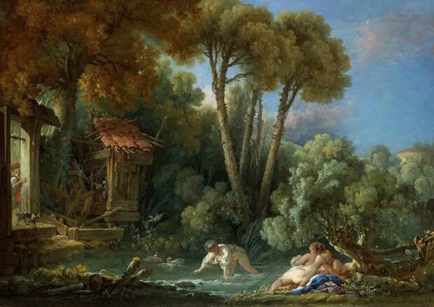 Купальщицы. Автор: Francois Boucher.