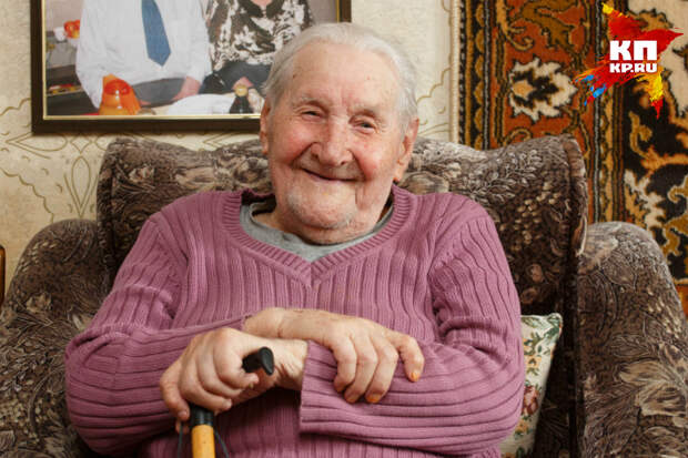 Самому пожилому мужчине на Земле сейчас 112, но Федор Иванович намерен побить его рекорд Фото: Александр ГЛУЗ