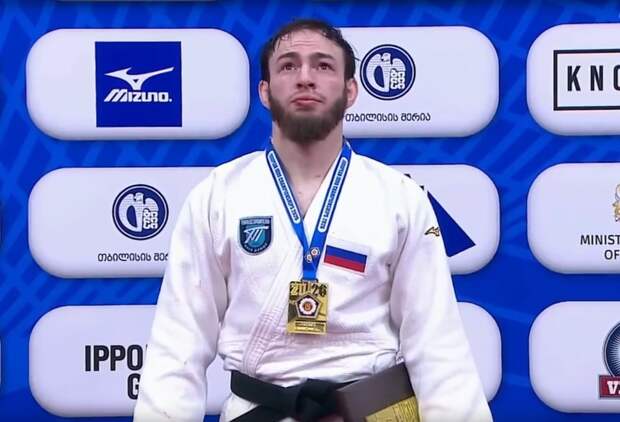 Гимн России звучал в честь нашего земляка на чемпионате Европы по дзюдо в Тбилиси