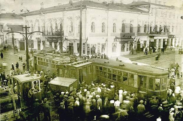 Пермь, 1941. Грузовой трамвай врезался в пассажирский. СССР, аварии 18+, трагедии