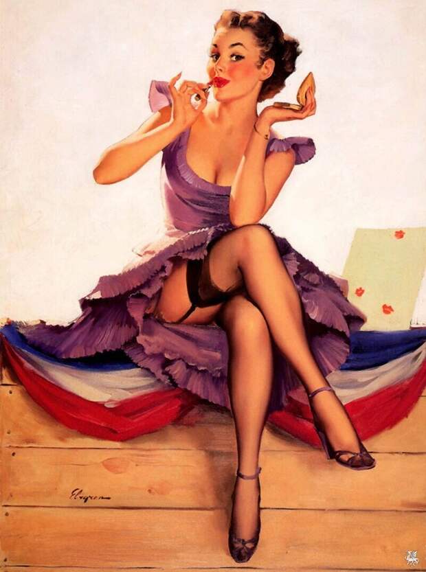 Pin-up — художник Джил Элвгрен