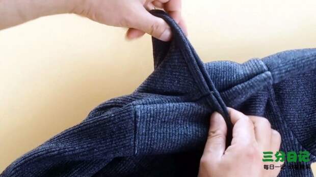 Как самостоятельно сузить вырез горловины свитера