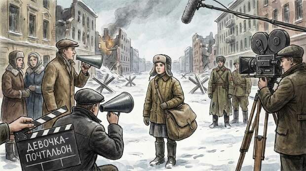В Петербурге снимают фильм о девочке-почтальоне из блокадного Ленинграда