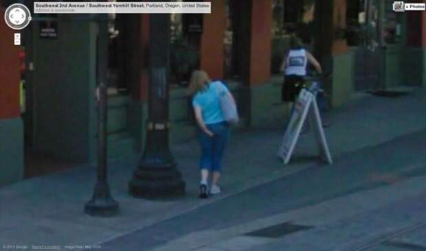 Неловкие моменты, найденные на Google Maps