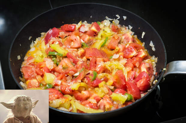 Ленивая Кухня. Шакшука. Еврейский завтрак. длиннопост, ленивая кухня, шакшука, яйца, вегетарианство, рецепт