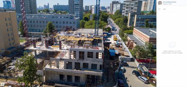 Фото дня: строительство нового корпуса Боткинской