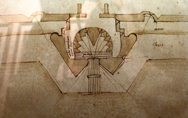 План одного из сложных укреплений, спроектированных Микеланджело. Wikimedia Commons - Флорентийская республика: если завтра война | Военно-исторический портал Warspot.ru