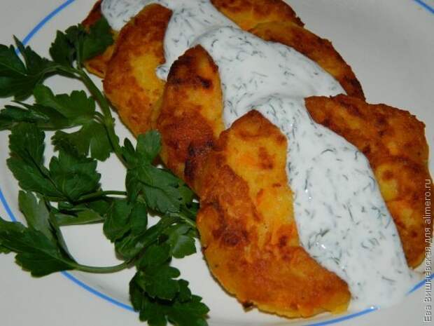 драники из вареной картошки драники из вареной картошки