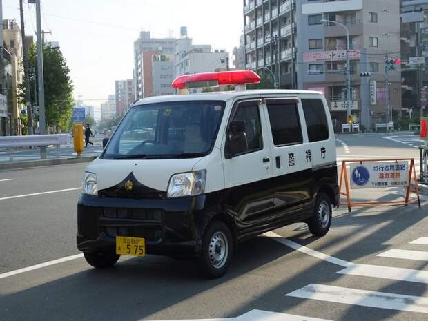 Полицейский автомобиль. #subaru, кей-кар, тюнинг