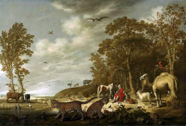 Орфей с животными в пейзаже -- ок1640, 113х167, Частное собрание