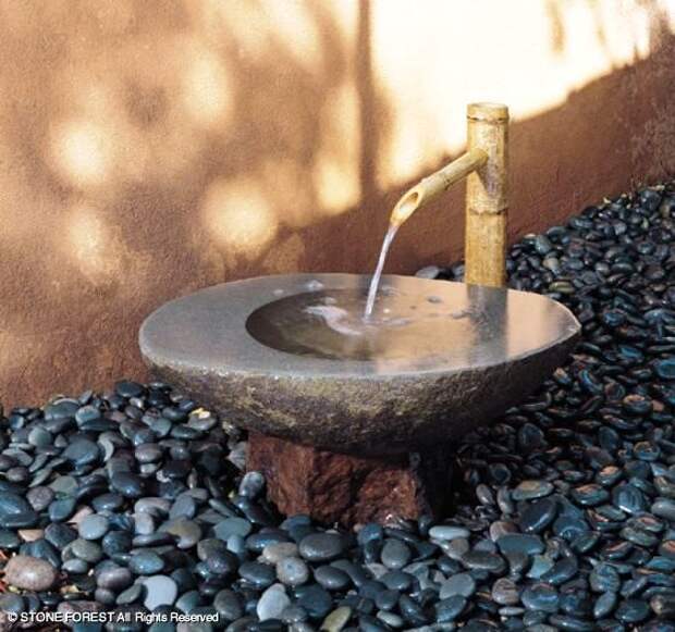 каменный бассейн - чаша Wabi