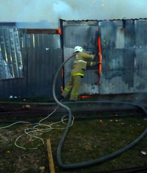 Пожар в симферопольском селе Заречном и еще 4 пожара минувших суток в Крыму