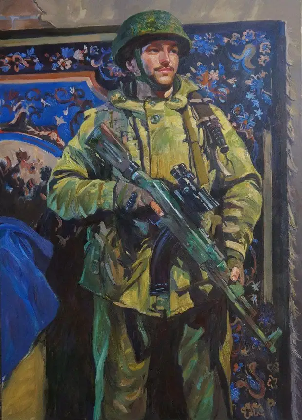Военный Донбасс в работах художника Максима Васильевича Фаюстова