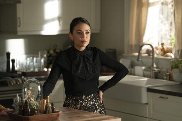 Janel Parrish, Pretty Little Liars: The Perfectionists | Photo Credits: Allyson Riggs, Freeform