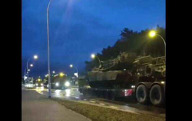 Польша приступила к переброске военной техники к граница Союзного государства России и Белоруссии