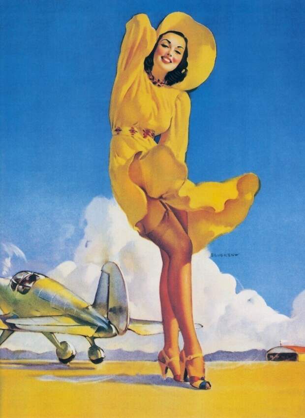 Pin-up — художник Джил Элвгрен