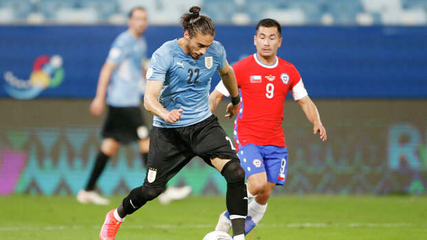 Сборная Уругвая сыграла вничью с командой Чили в матче Кубка Америки 