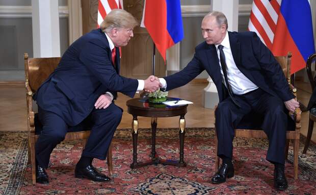 Владимир Путин и Дональд Трамп\ фото - пресс-служба президента РФ
