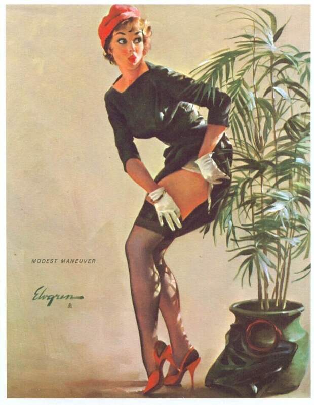 Pin-up — художник Джил Элвгрен