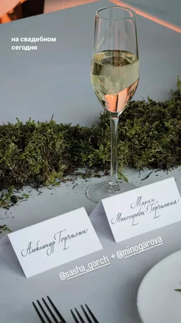 Свадьба Марии Миногаровой и Александра Горчилина