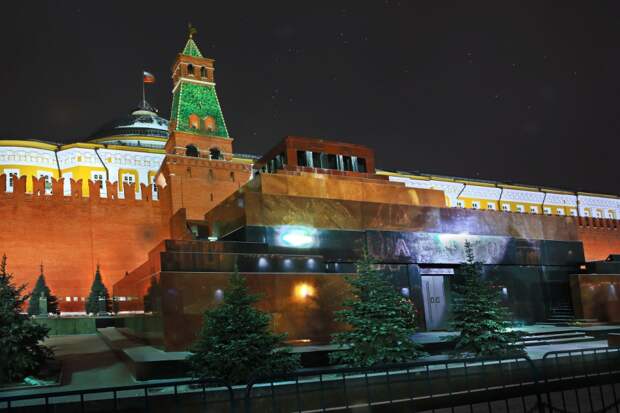 Ночная Москва: Мавзолей. Фотограф: Юрий Макаров
