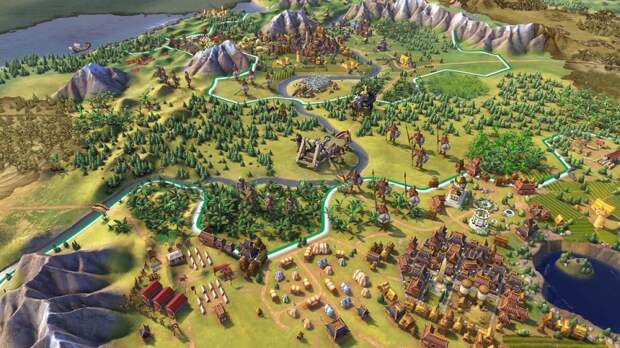 А вы сможете определить, где скриншот из Humankind, а где из Civilization 6?