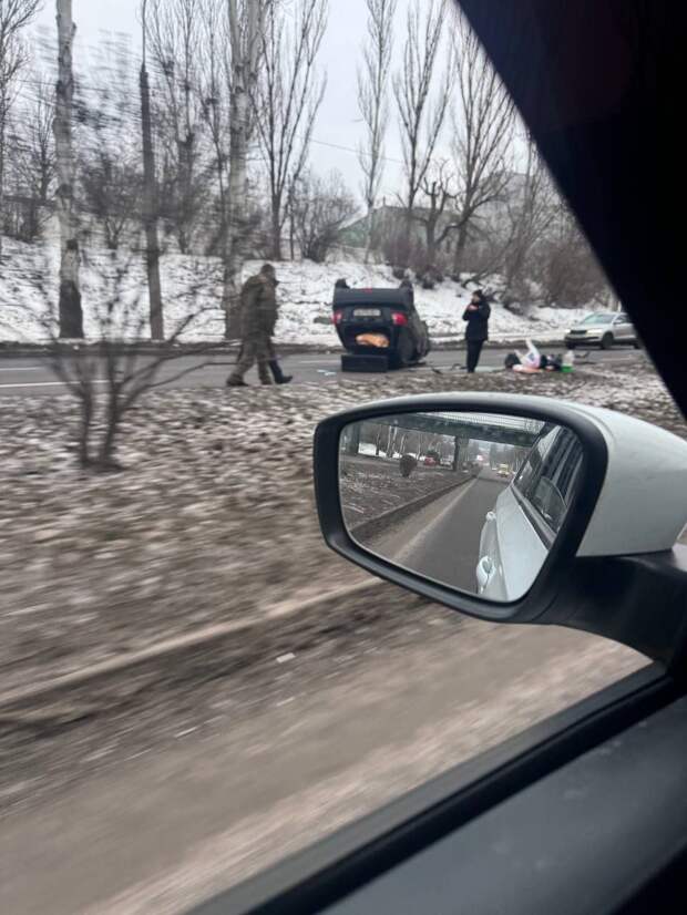 Ещё фото с места ДТП на Ленинском проспекте