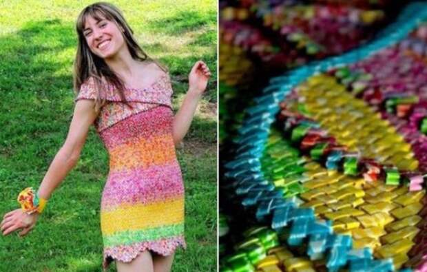 Карамельное платье: 4 года работы и 10 тысяч фантиков