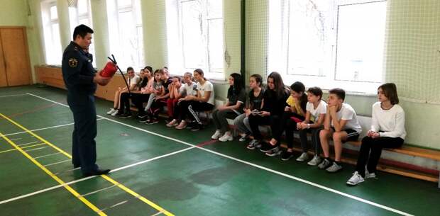 Открытый урок. Фото МЧС