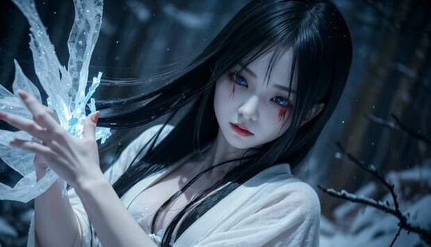 Зимние мифы Японии: снежные духи юки-онна и легенды о морозе