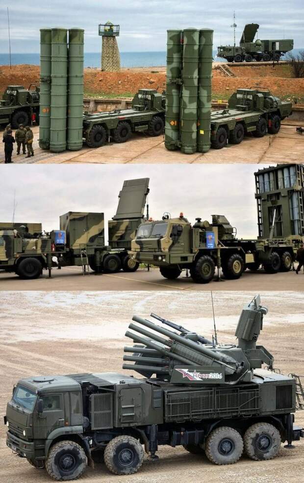 Комплексы ПВО РФ. С-400, С-350, Панцирь