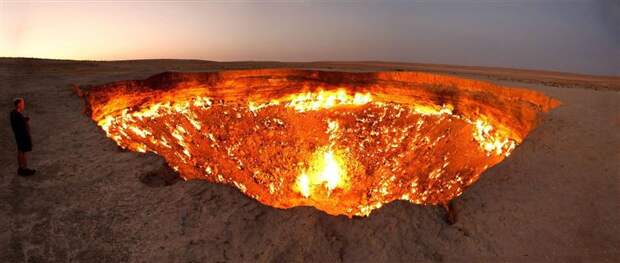 9. Газовый кратер "Врата ада", Туркменистан  мир, фотография